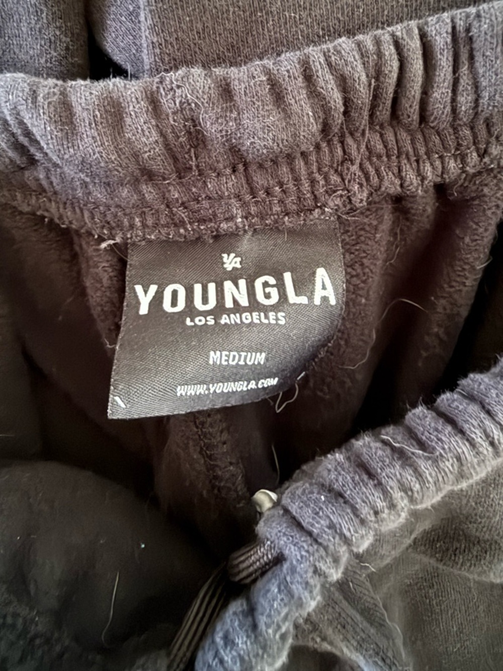 YoungLA Black Sweatpants - Picture 4 of 4